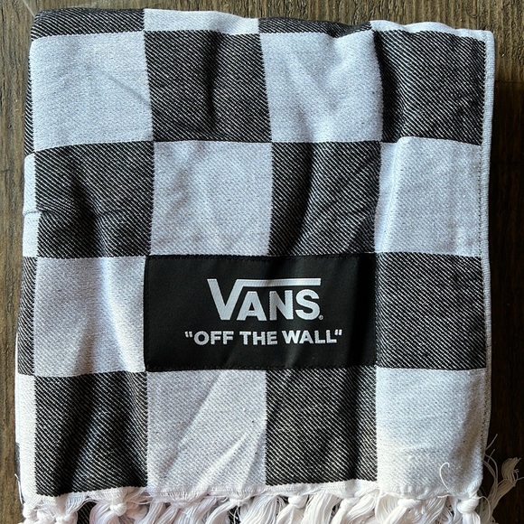 Vans Other - Vans Family checkered throw blanket. Black & white checkered w/black patch. NWT